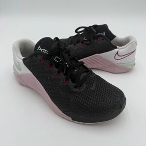 Nike Metcon 5 Noble Red Lace Up Training Tennis Shoes Sneakers 8 Athletic Sporty